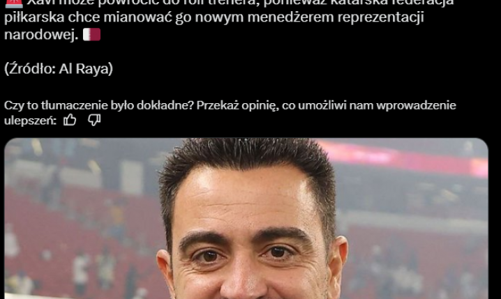 HIT! Xavi DOSTAŁ OFERTĘ objęcia reprezentacji...